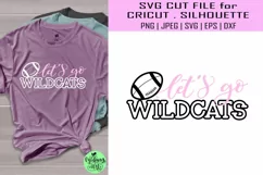 Wildcats football svg, lets go wildcats svg Product Image 1