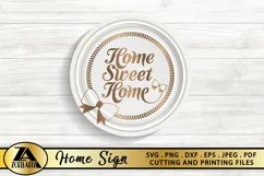 HOME SIGN SVG PNG EPS DXF Welcome Home SVG Farmhouse SVG Product Image 6