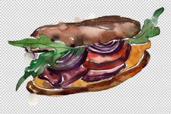 Mega sandwich watercolor png Product Image 4