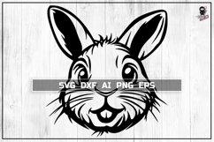 Easter Bunny SVG, Cute Baby animal Cut file Product Image 1
