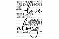 The Best Things In Life Are The People We Love - SVG File Product Image 2