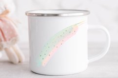 Watercolor and Glitter Brush Strokes in Pastel Colors Product Image 4