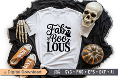 Fab Boo Lous SVG File | Spooky Halloween SVG Product Image 1