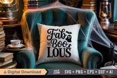 Fab Boo Lous SVG File | Spooky Halloween SVG Product Image 3