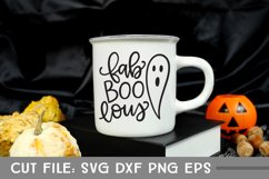 Fab Boo Lous, Hand Lettered Halloween Ghost SVG Product Image 2