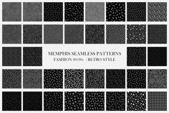 Dark trendy seamless vector patterns Product Image 1