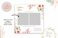 PSD Mother's Day Photo Session Card Template - Design #37 Product Image 2