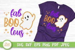 Halloween Ghost T-shirt | FabBOOlous SVG Design Product Image 1