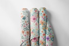 Digital Paper Floral Watercolor Seamless Pattern Product Image 9