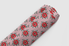 Acrylic Flower Seamless Pattern | Flower Digital Paper Product Image 10