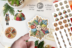 Christmas Treat Patchwork Sticker Product Image 1