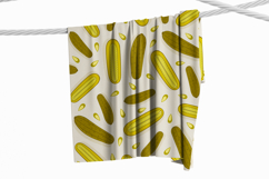 Pickle Seamless Pattern | Cucumber Pattern | Digital Paper Product Image 7