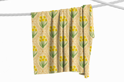 Daffodil Flower Digital Paper Pattern | Seamless Pattern Product Image 5