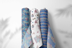 Wax Crayons Starlight Night Seamless Patterns Product Image 8