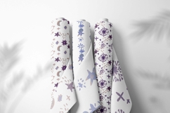 Wax Crayons Winter Sparkle Seamless Patterns Product Image 8