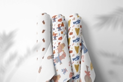 Wax Crayons Elf Workshop Seamless Patterns Product Image 8