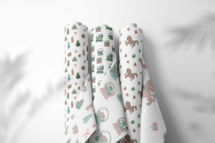 Wax Crayons Magic Snow Globes Seamless Patterns Product Image 8