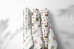 Wax Crayons Cozy Cabin Seamless Patterns Product Image 8