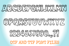 Fabric Socks Alphabet Lettering ABC Text Font OTF Product Image 2