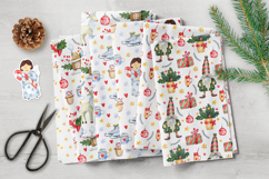 Merry Christmas Watercolor Collection Product Image 10