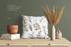 Wildflowers and herbs hand drawn collection. Floral elements Product Image 8