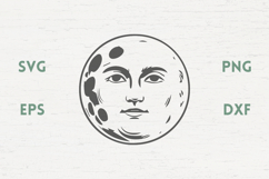 Medieval Full Moon SVG Product Image 1