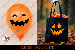 Halloween Pumpkin Face SVG, Pumpkin Faces Cut File Product Image 2