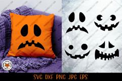Halloween Pumpkin Face Bundle SVG, Pumpkin Faces Cut File Product Image 13