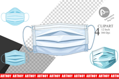 Medical Mask Clipart Product Image 1