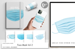 Digital Paper Medical Mask Product Image 1