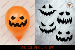 Halloween Pumpkin Face SVG, Pumpkin Faces Cut File Product Image 1