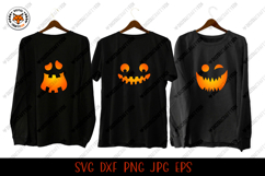 Halloween Pumpkin Face SVG, Pumpkin Faces Cut File Product Image 2