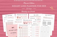 Her Weight Loss Planner &amp; Tracker | Fitness Product Image 2