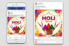 Holi Event Facebook Post Banner Product Image 2