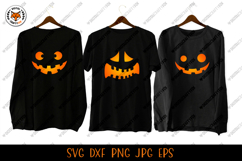 Halloween Face Bundle SVG, Pumpkin Faces Bundle SVG Product Image 22