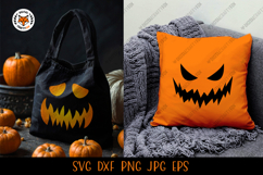 Halloween Pumpkin Face SVG, Pumpkin Faces Cut File Product Image 5