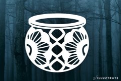 Cauldron SVG Cut File | Cauldron Mandala SVG Product Image 1