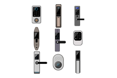 facial recognition lock set cartoon Product Image 1