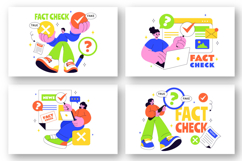 10 Fact Check Vector Illustration Product Image 2