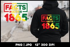 Juneteenth PNG | Facts Matter 1865 Product Image 1