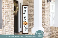 Halloween Welcome Porch SVG, Sublimation, Printable, Cricut Product Image 1