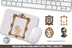 Faded Ghosts Mouse Pad Product Image 1