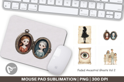 Faded Ghosts Mouse Pad Product Image 1