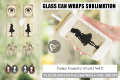 Faded Ghosts Glass Can Product Image 1