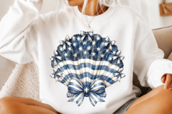 Faded Flag Fourth Of July Coastal Summer Beach Product Image 2