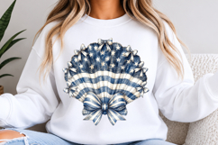Faded Flag Fourth Of July Coastal Summer Beach Product Image 3