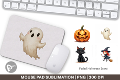 Faded Icons Mouse Pad Product Image 1