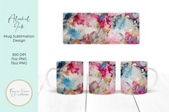 Alcohol Ink Mug Sublimation Design Product Image 1