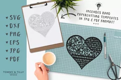 Pattern Heart - SVG EPS DXF PNG PDF JPG Cutting File Product Image 4