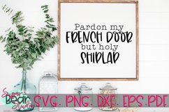 Pardon My French Door But Holy Shiplap - A Farmhouse SVG Product Image 2